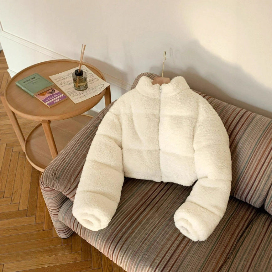 European And American Jacket Lambswool Vintage Coat