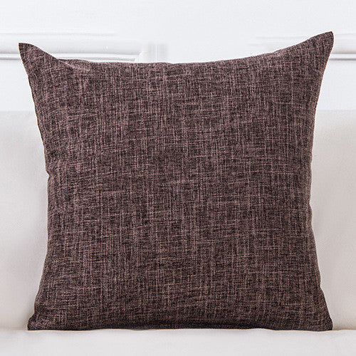 Solid color sofa pillowcase