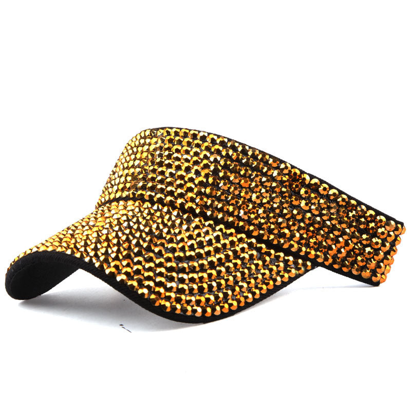 Spot Drill Sun Hat Sun Protection No Top Girl's Cap