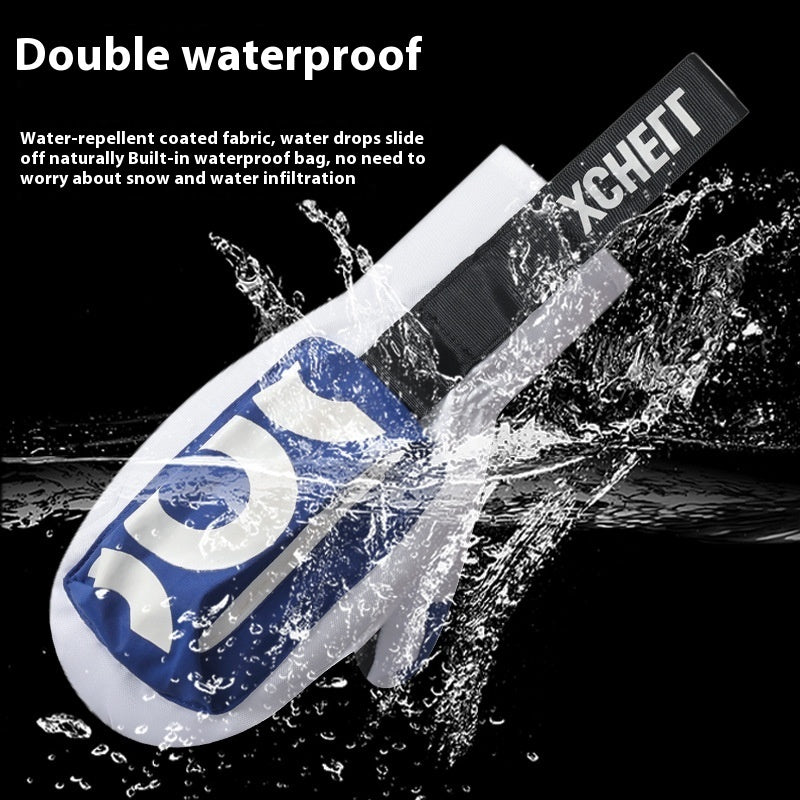 Ski Gloves Men's And Women's Waterproof Thickened Warm