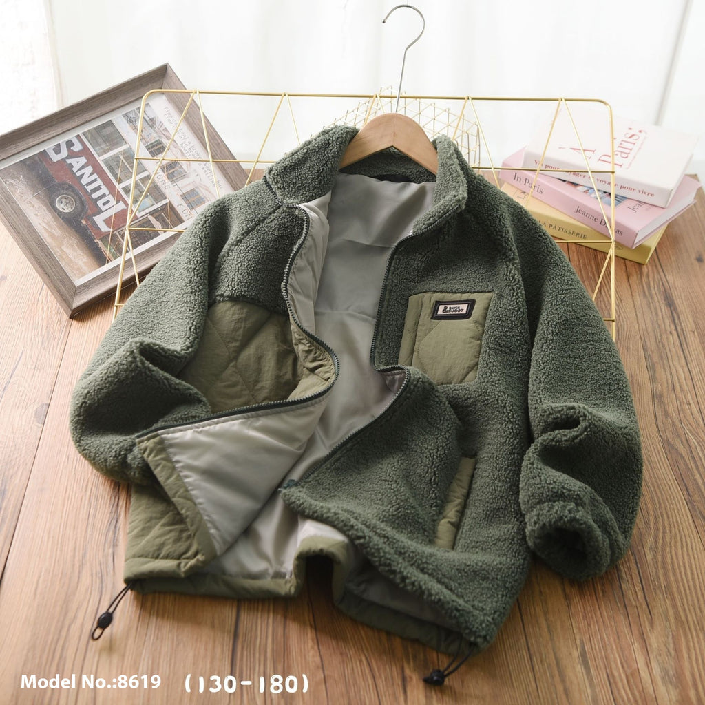 Zipper Hoodie Polar Fleece Thick Casual Jacket