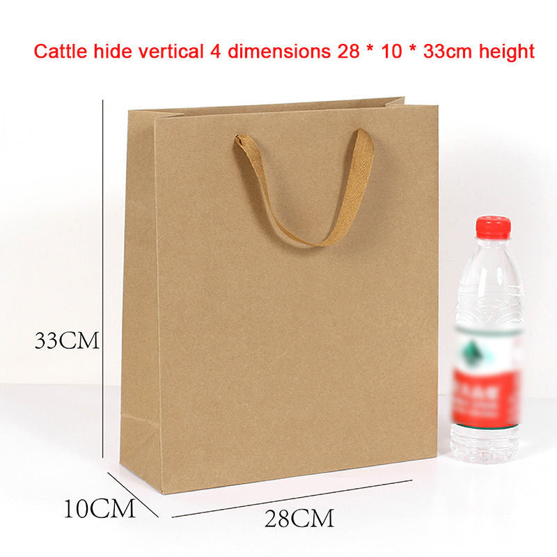 Kraft paper bag Tote bag Custom clothing store bags