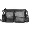 Genuine Leather Crossbody Bag For Men, Casual Shoulder Bag