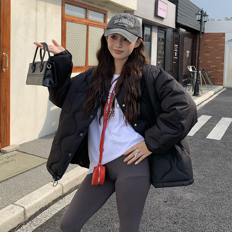 Loose Slimming Small Thin Cotton-padded Coat Trendy