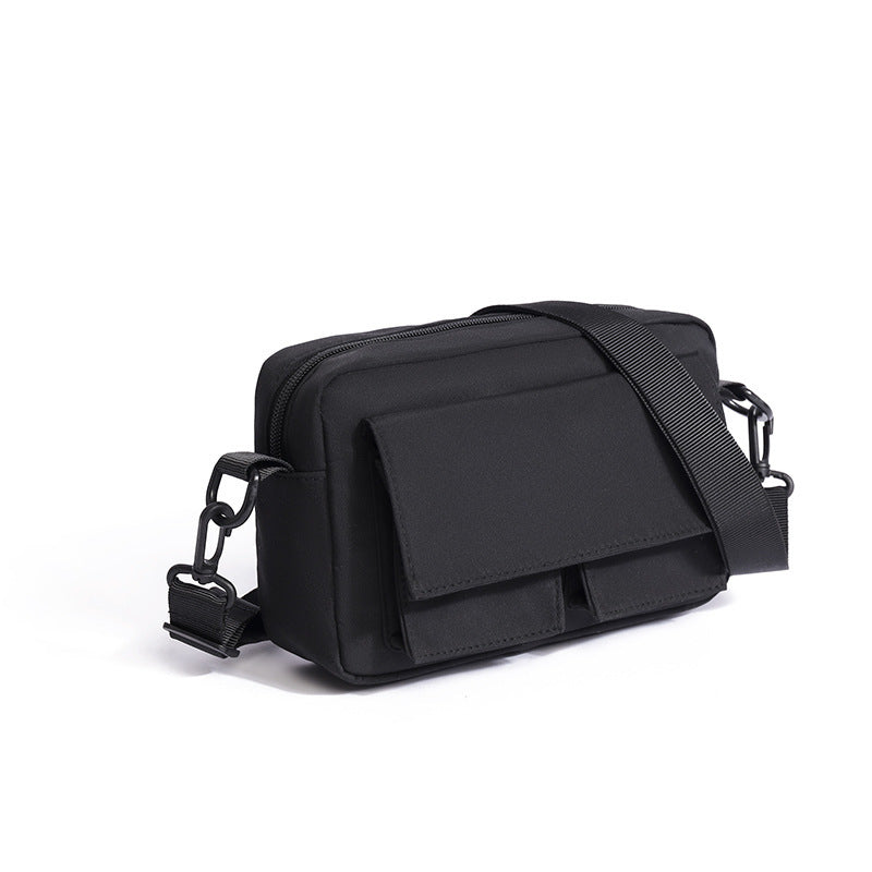 Men's Shoulder Bag Lightweight Nylon Cloth Bag Simple Student Travel Leisure Messenger Bag