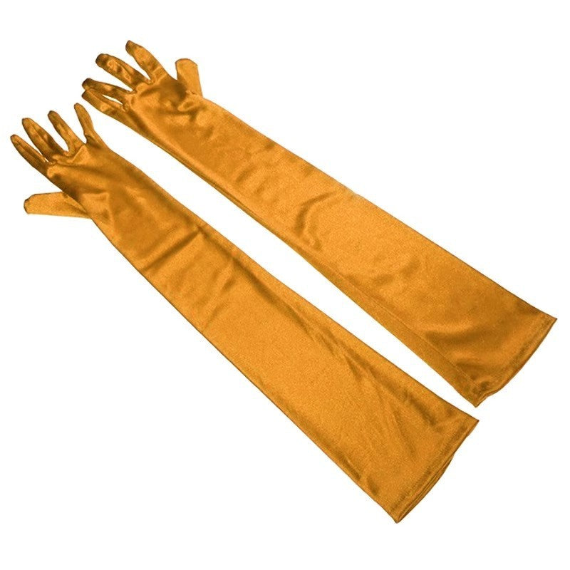 Fashion Satin Stretch Women's Halloween Gloves