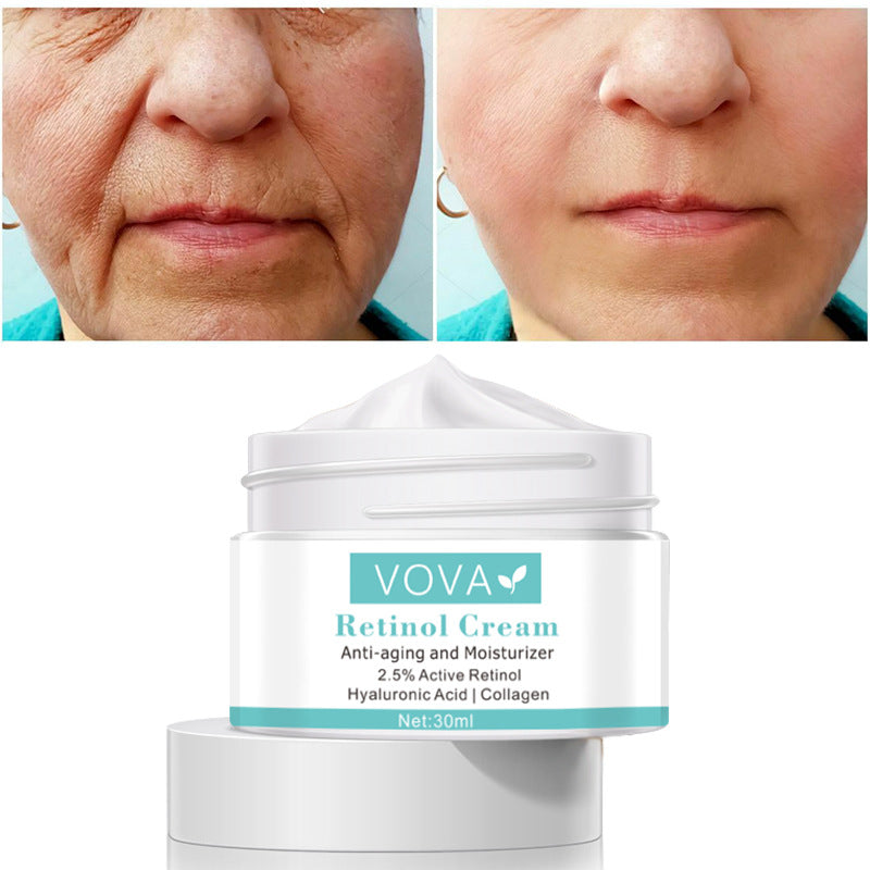 Collagen Hyaluronic Acid Anti-Wrinkle Cream Shrink Pores Tightening Improve Puffiness Moisturizing Skin Care