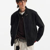 New Short Jacket Men's Couple Suede Coat