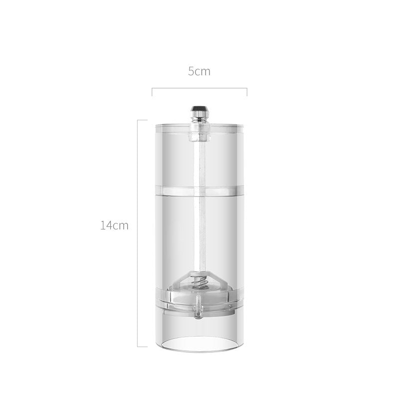 Acrylic Grinder Cylindrical Transparent