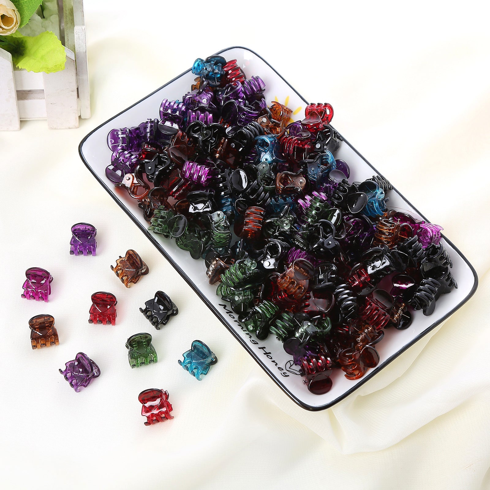 Transparent Cute Princess Hairpin Claw Clip