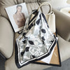 Good-looking Creative Women's Fresh Simple Floral Printed Square Scarf