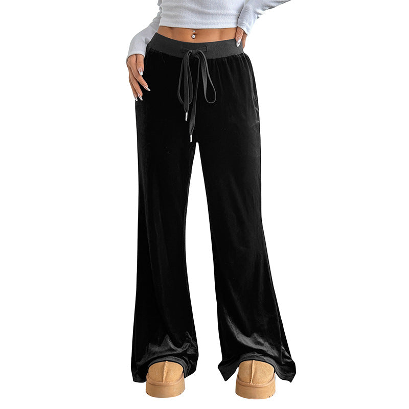 Autumn New Style Micro-pull Draped Pants Women