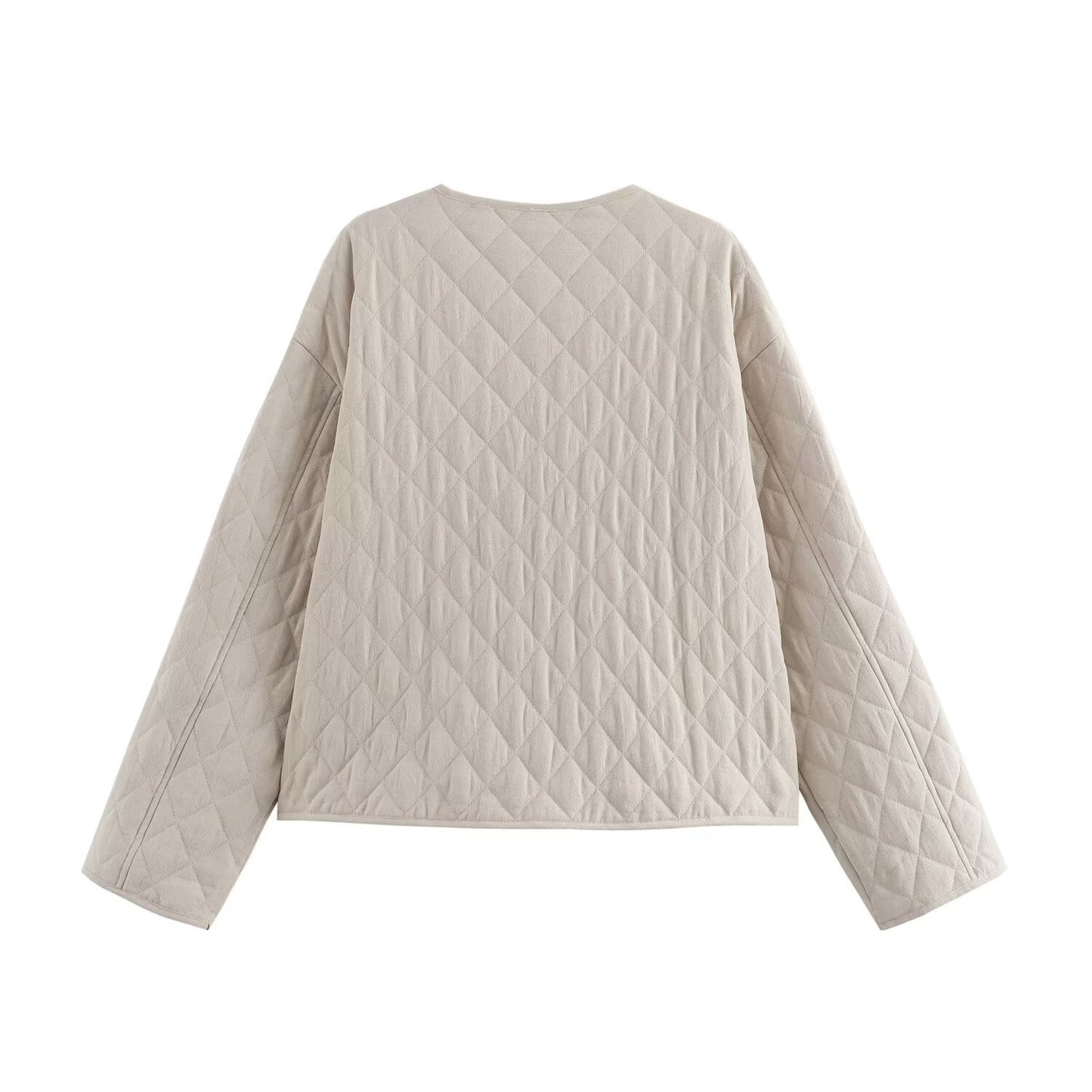 Women's Clothing Autumn And Winter New Fashion Linen Blended Cotton Jacket Coat