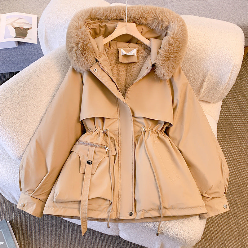 Parka Women's Mid-length Slim Cotton-padded Jacket Winter Coat Women's