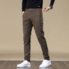 Men's Fleece-lined Slim Fit Tapered Casual Pants