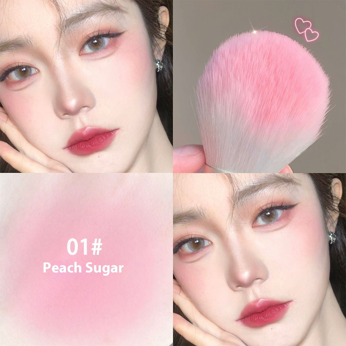 Monochrome Ice Cube Blush Ins Brightening Color Rendering Long-lasting Natural Delicate