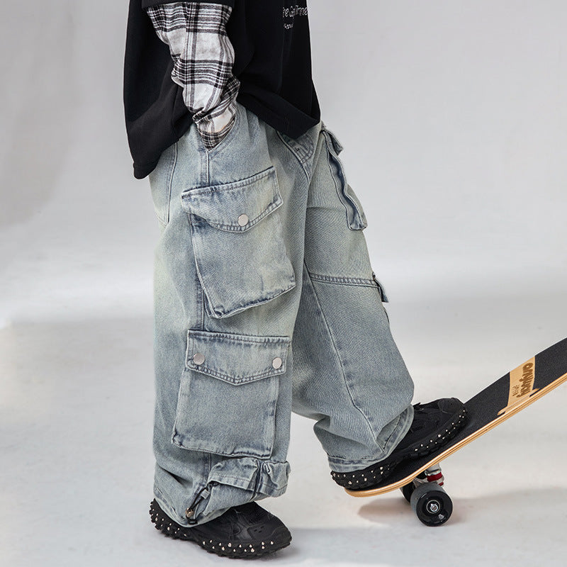 Spring And Autumn New Boys' Autumn Leisure Pants