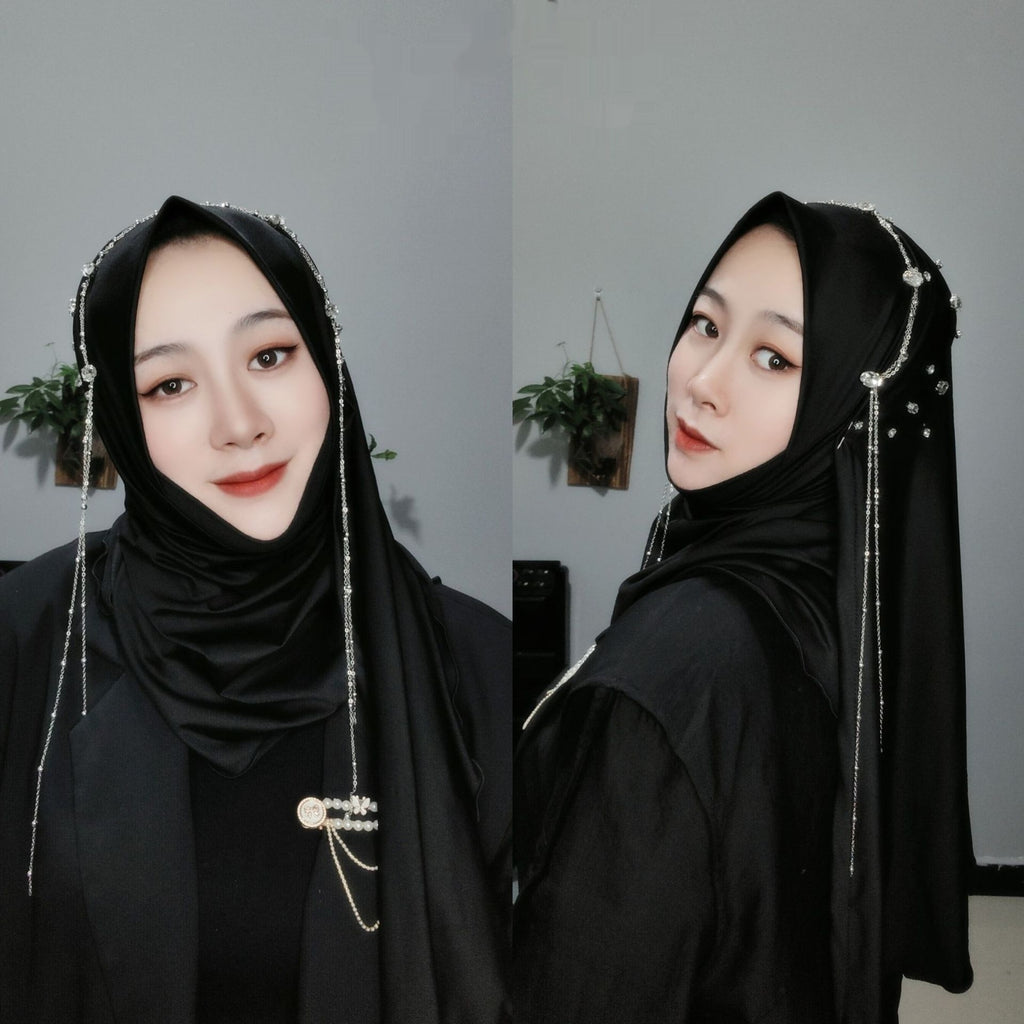 Milk Silk Double-sided Tassel Heavy Industry Winding Towel New Scarf