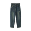 Water Washed Hole Harem Jeans Women