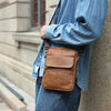 Men's Genuine Leather Crossbody Shoulder Bag