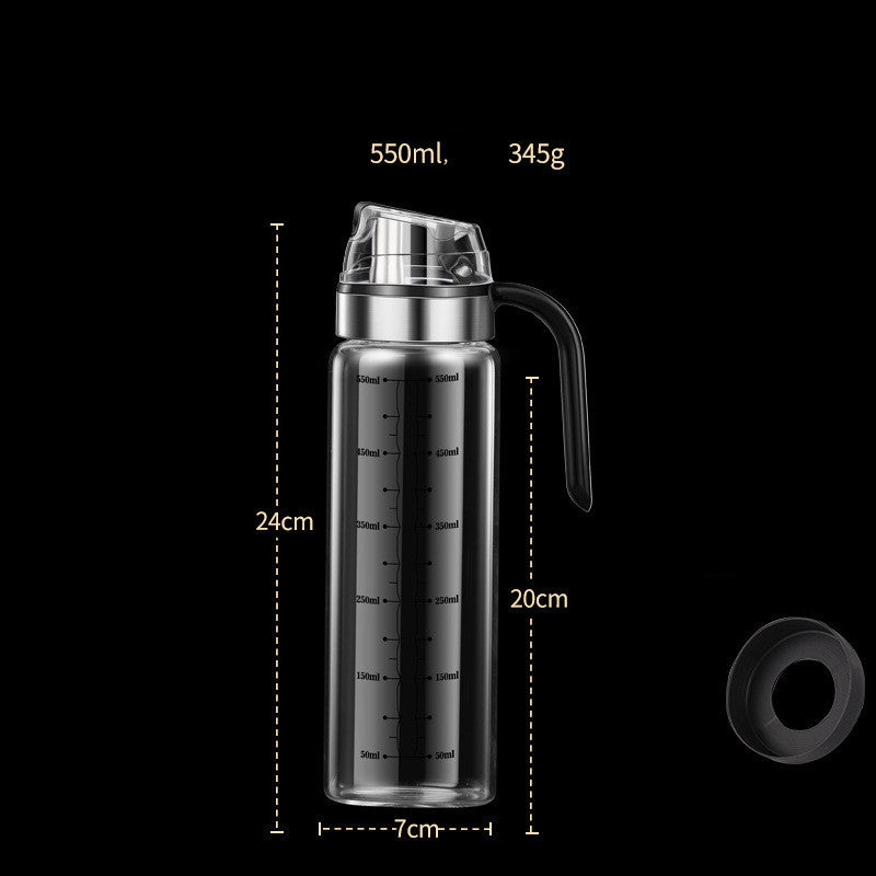 Automatic Gravity Glass Oil Can Leak Proof Can Be Measured