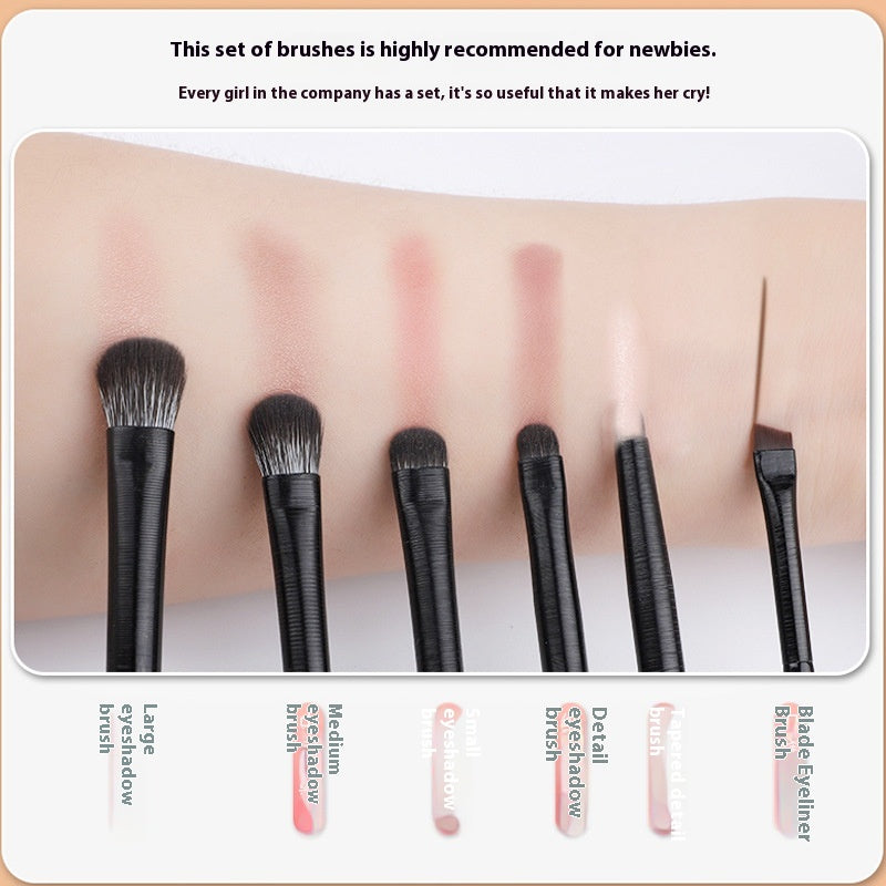 Eye Shadow Brush 6-piece Set Makeup Tools Beginner