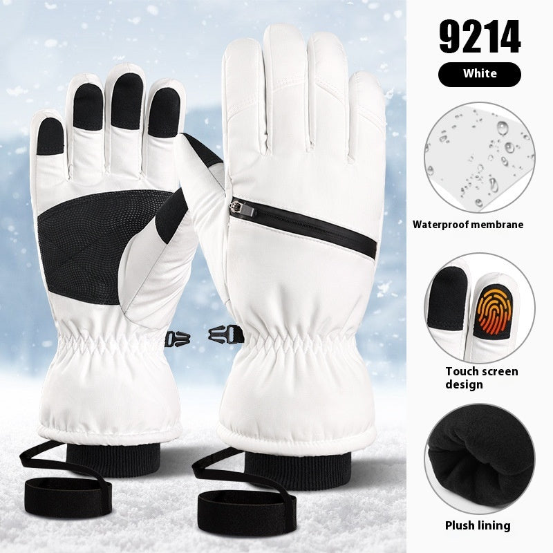 Cold-proof Finger Touch Screen Warm Ski Gloves