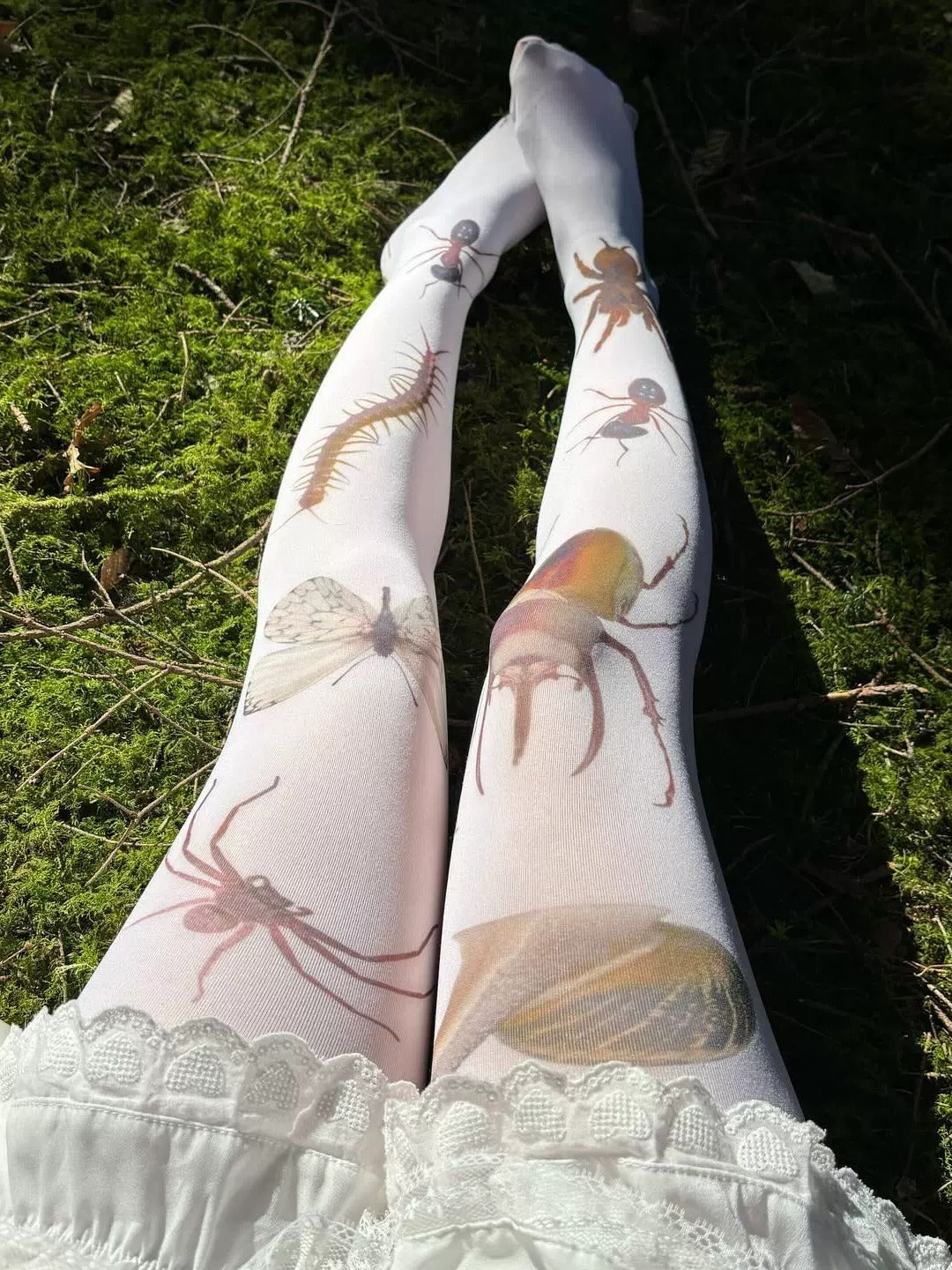 Printed Sheer Pantyhose For Women