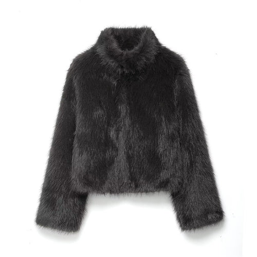 Winter Artificial Fur Effect Coat