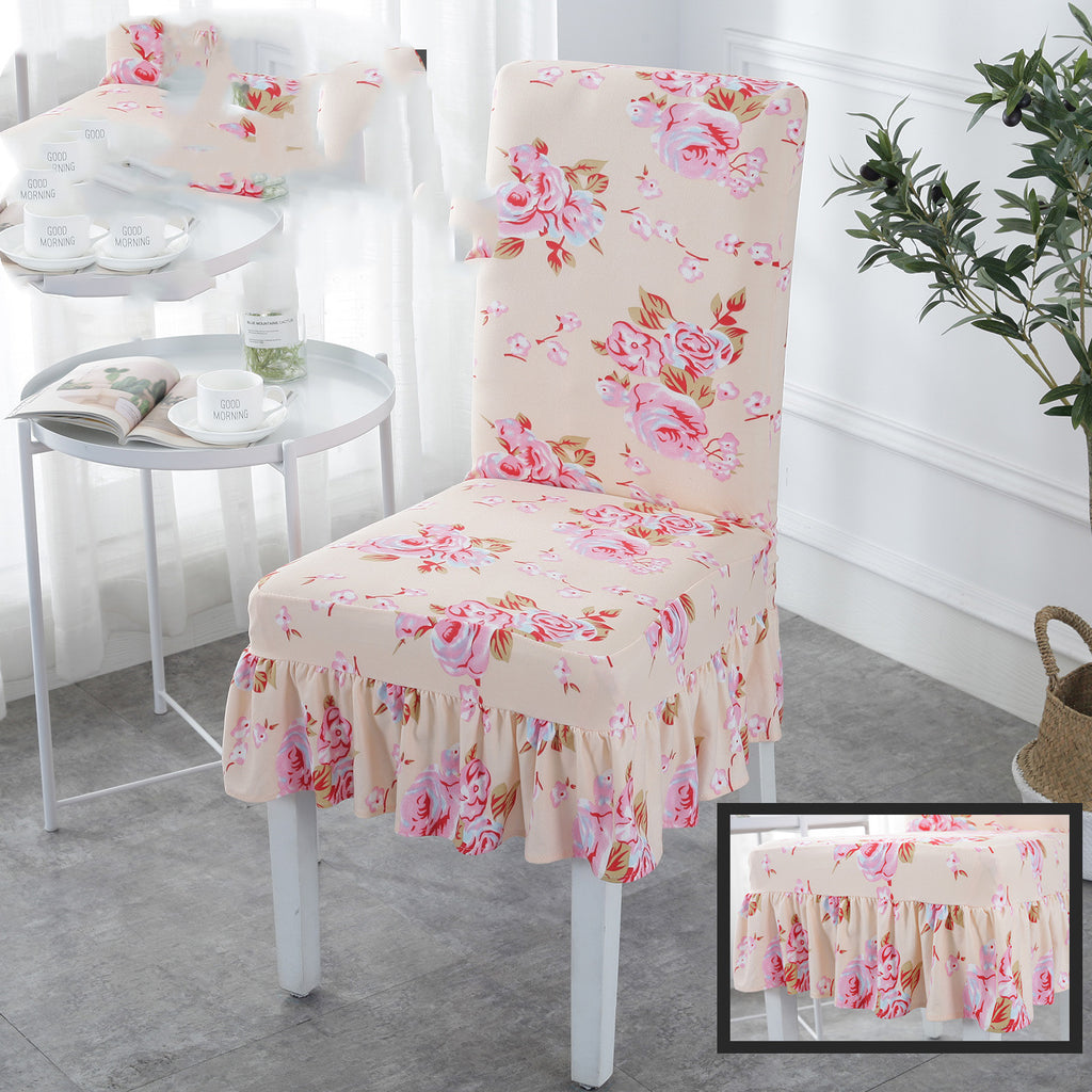 Universal stretch chair cover