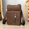 Retro First Layer Cowhide Crazy Horse Leather Crossbody Bag