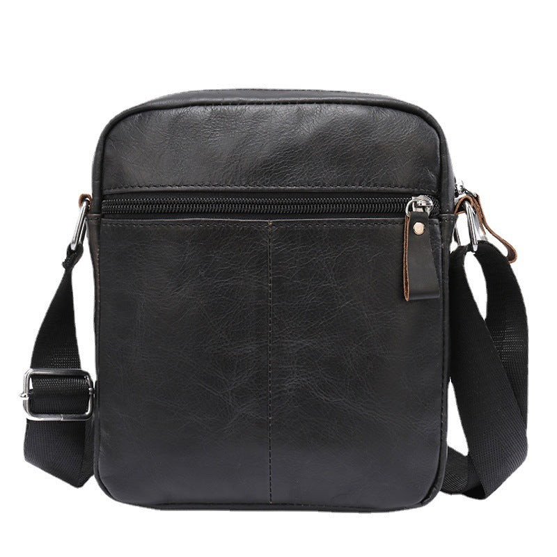Shoulder Messenger Retro For Boys Cattle Leather Bag