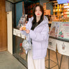 Down Cotton-padded Jacket Women's Hooded Loose And Warm Couple Coat