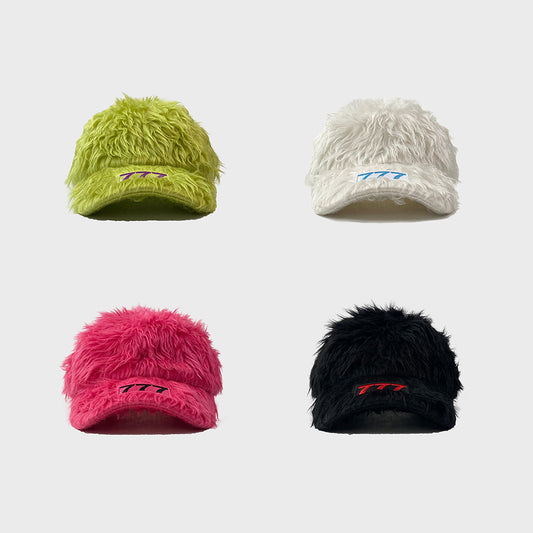 Plush Baseball Cap Women's Warm And Fashionable