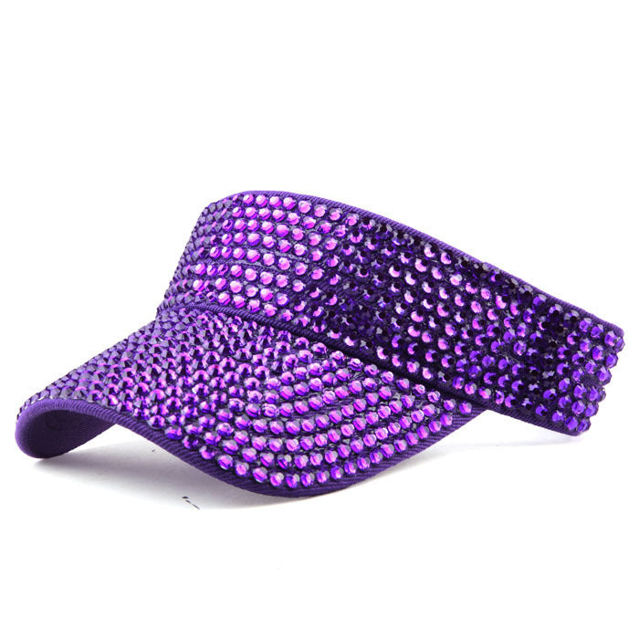 Spot Drill Sun Hat Sun Protection No Top Girl's Cap