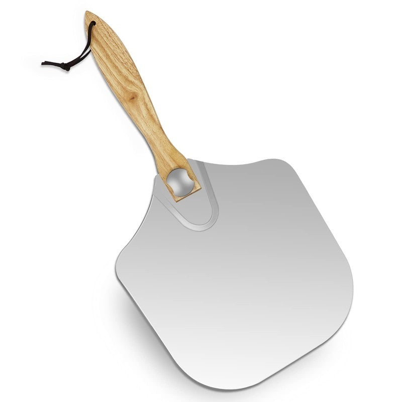12 Inch Pizza Peel Oven Aluminium Foldable Wood Handle And Pizza Paddle