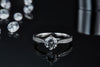 Moonlight City - A Wedding Ring Set With 1-carat Top-quality Moissanite S925 Silver And Platinum-plated Diamond. The Ring Can Be Inspected With A Diamond Pen