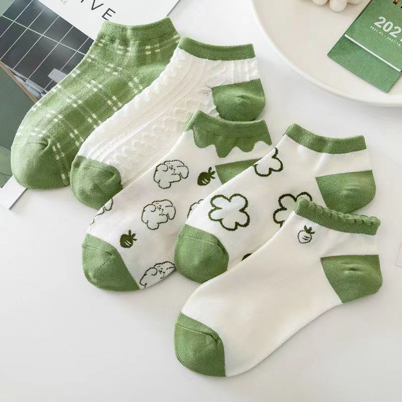 Women's Autumn And Winter Style Low-top Spring And Autumn Socks