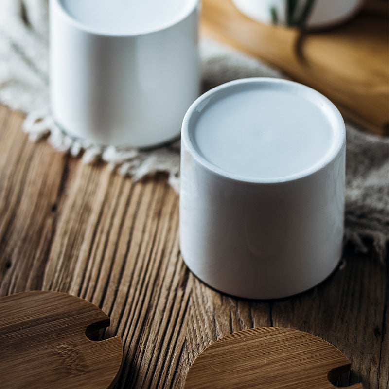 Ceramic seasoning box set household seasoning box