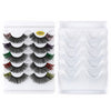Color Natural Thick 5 Pairs Pack 3D False Eyelashes