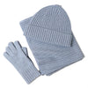 New Wool Scarf Hat Gloves Three-piece Set For Women