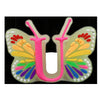 Letter Luminous Butterfly Shoe Ornament Shoe Buckle