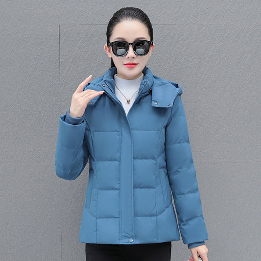 Down Jacket Women's Short Thick Warm Jacket