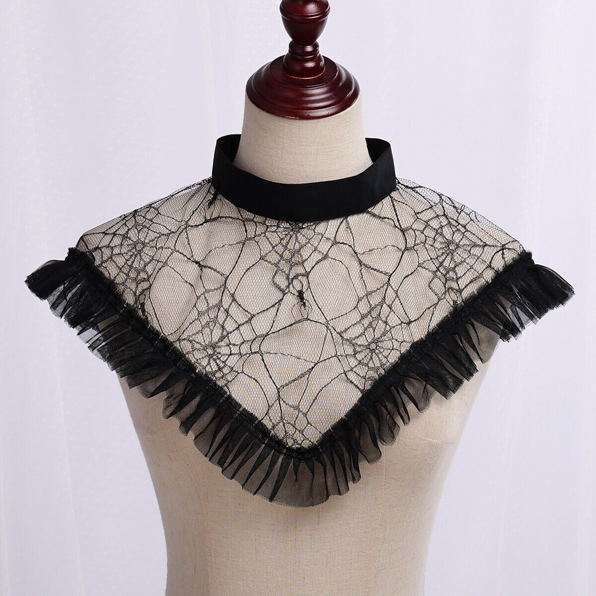Fashion Mesh Black Lace Fake Collar Children