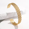 Exaggerated High-grade Non-fading Adjustable Stainless Steel Bracelet For Women