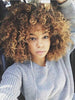 Fashionable chemical short curly hair wig