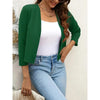 New Solid Color Cardigan Casual Long-sleeved Sweater For Women