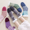 Lambswool Thickened Warm Mid-calf Length Socks Non-slip Floor Socks
