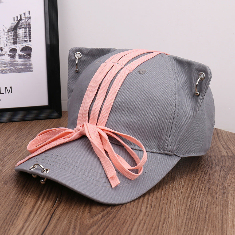 Three-dimensional Ear Straps Decorative Niche Baseball Cap
