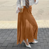 Khaki Slim-fit Elegant Draping Effect Tulle Skirt